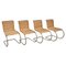 Fauteuils B42 en Rotin par Mies Van Der Rohe pour Tecta, 1960s, Set de 4 1