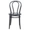 Black Bentwood Chair in the Style of Thonet, 1950s 1