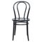 Black Bentwood Chair in the Style of Thonet, 1950s, Image 1