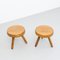 Mid-Century Modern Hocker von Charlotte Perriand, 2er Set 4