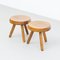 Mid-Century Modern Hocker von Charlotte Perriand, 2er Set 3