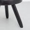 Mid-Century Modern Wooden Tripod Stool in the Style of Charlotte Perriand 9