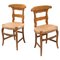 Französische Stühle aus Rattan & Holz, 20. Jh., 2er Set 1