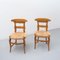 Early 20th Century French Provincial Rattan and Wood Chairs, Set of 2, Image 2