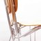 Mid-Century Swiss Modern Metal and Wood Stackable Chairs by Armin Wirth for Aluflex 8