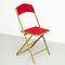 French Folding Theater Chairs, 1960s, Set of 2 16