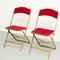 French Folding Theater Chairs, 1960s, Set of 2, Image 8