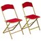 French Folding Theater Chairs, 1960s, Set of 2, Image 18