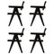 051 Capitol Complex Office Chair with Cushions by Pierre Jeanneret for Cassina, Set of 4 1