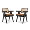 051 Capitol Complex Office Chair with Cushions by Pierre Jeanneret for Cassina, Set of 4, Image 4