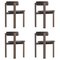 Principal Dining Wood Chairs by Bodil Kjær, Set of 4 1