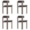 Principal Dining Wood Chairs by Bodil Kjær, Set of 4, Image 1