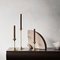 Steel with Brass Plating Jazz Candleholders by Max Brüel for Glostrup, Set of 4 10
