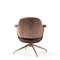 Plywood Walnut Leather Low Lounger Armchair by Jaime Hayon, Image 2