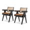 051 Capitol Complex Office Chair by Pierre Jeanneret for Cassina, Set of 4 3