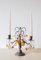 French Candelabrum in Colored Crystal, Image 1