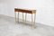 Sculptural Wood & Brass Console Table in the Style of Osvaldo Borsani, Italy, 1950s 7