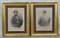 A. Fleisner, Drawings, Young People, 1842, Paper, Framed, Set of 2, Image 1