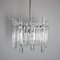 Chandelier with 36 Ice Glass Pieces from Kinkeldey 11