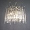 Chandelier with 36 Ice Glass Pieces from Kinkeldey, Image 8