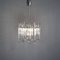 Chandelier with 36 Ice Glass Pieces from Kinkeldey, Image 7