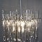 Chandelier with 36 Ice Glass Pieces from Kinkeldey, Image 9