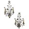Wall Sconces with Flowers and Urns from Maison Baguès, Set of 2 1