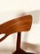 Danish Teak and Black Vinyl Chairs from Bramin, 1960s, Set of 4, Image 6