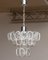 Lámpara de araña Moderen Giogali italiana de vidrio de Angelo Mangiarotti para Vistosi, años 70, Imagen 1