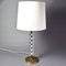 Scandinavian Modern Brass and Acrylic Glass Table Lamp in the Style of Carl Fagerlund 1
