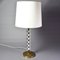 Scandinavian Modern Brass and Acrylic Glass Table Lamp in the Style of Carl Fagerlund, Image 1