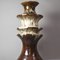 20th Century Hungarian Fat Lava Art Pottery Vase from SZM, 1979 2