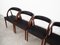 Teak Dining Chairs attributed to Orte Mobelfabrik, Denmark, 1970s, Set of 4 6