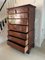 Antique George III Mahogany Highboy Chest of Drawers, Image 3