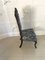 Chaise d'Appoint Victorienne Antique en Acajou Sculpté 4