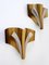 Large Mid-Century Modern Brass Sconces by Maison Baguès, Paris, 1960s, Set of 2 7