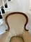 Antique Victorian Mahogany Armchair, Image 6