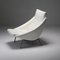 Lounge Chair in White Vinyl, 1950s 1