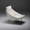 Lounge Chair in White Vinyl, 1950s 9