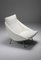 Lounge Chair in White Vinyl, 1950s 6