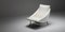 Lounge Chair in White Vinyl, 1950s 10
