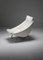 Lounge Chair in White Vinyl, 1950s 5