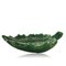 Small Glazed Green Ceramic Leaf Vase by Vallauris France 3