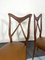 Italian Wood Dining Chairs, 1950s, Set of 6 4
