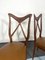 Italian Wood Dining Chairs, 1950s, Set of 6, Image 4