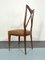 Italian Wood Dining Chairs, 1950s, Set of 6 5