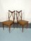 Italian Wood Dining Chairs, 1950s, Set of 6 2