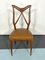 Italian Wood Dining Chairs, 1950s, Set of 6 8