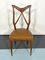 Italian Wood Dining Chairs, 1950s, Set of 6, Image 8