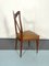 Italian Wood Dining Chairs, 1950s, Set of 6, Image 7